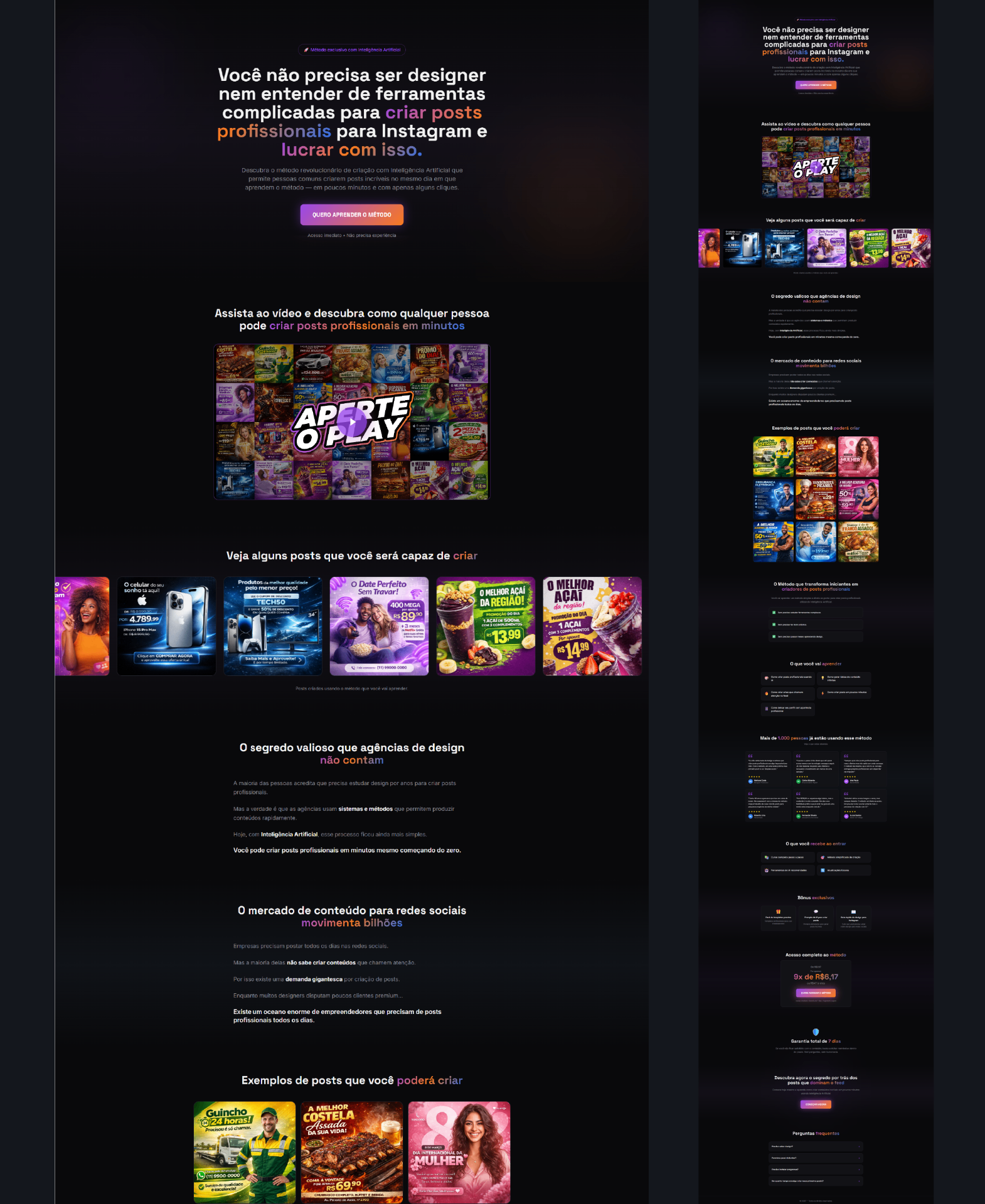 Landing Page de Curso